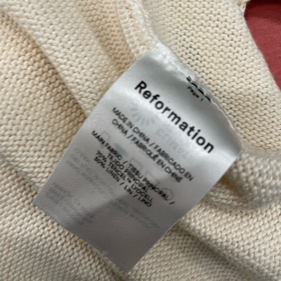 NWT - Reformation Wisteria tank in almond - size large - Picture 8 of 9